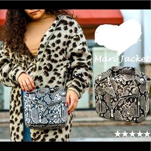 Mari Jacket snake print high quality Crossbody